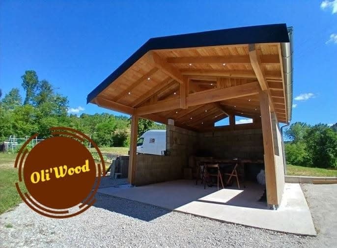 Pool house en bois sur mesure