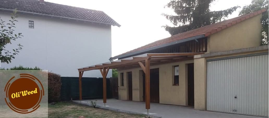 Abri de terrasse adossé