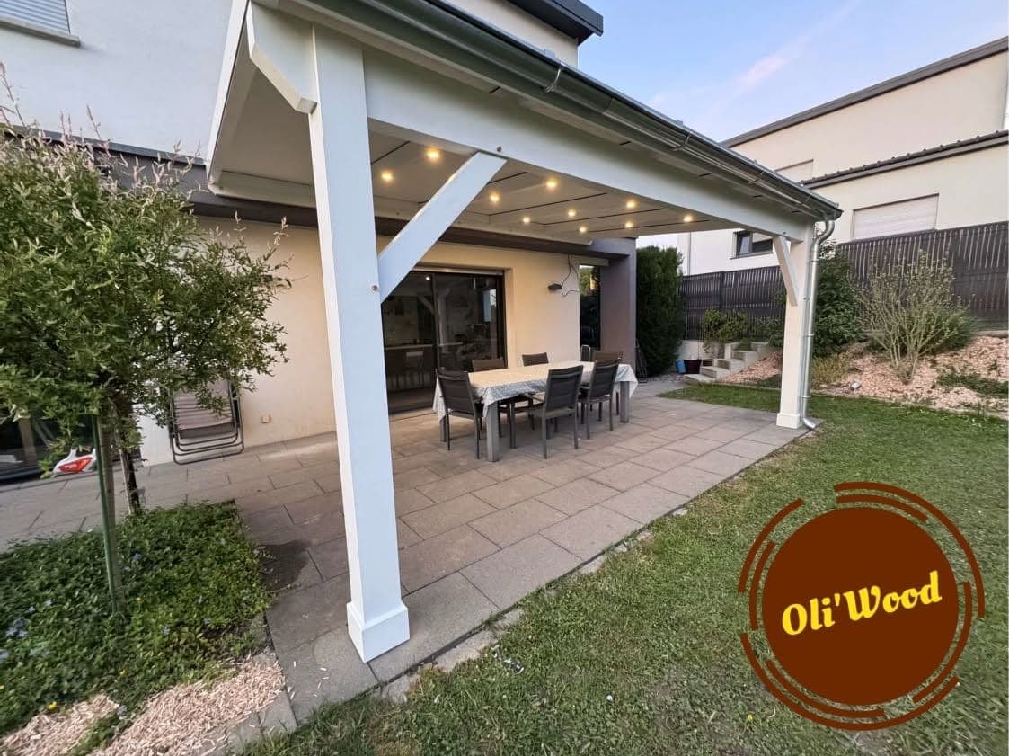 Pergola éclairée sur mesure