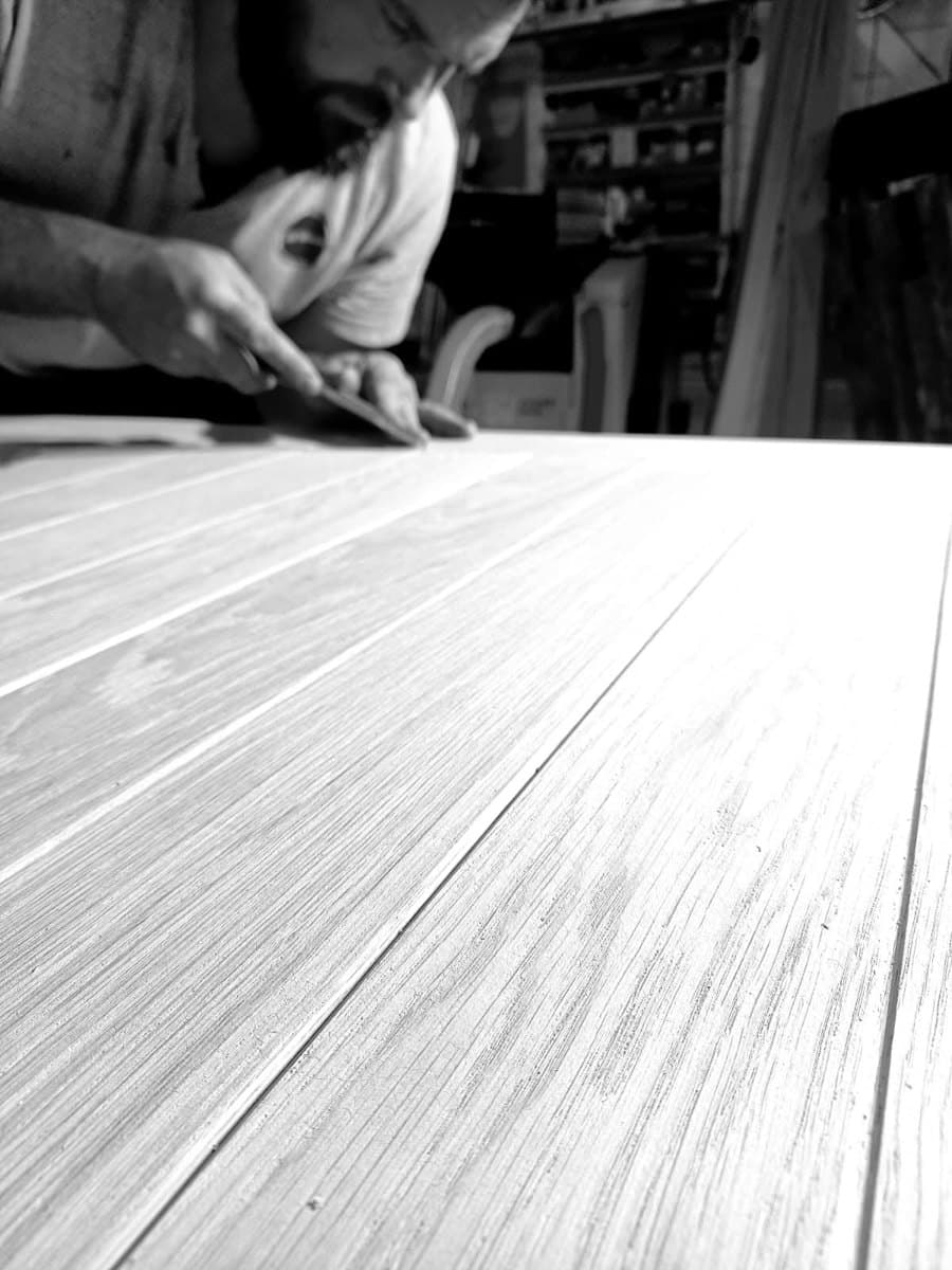 Olivier, artisan menuisier et fondateur d'Oli'Wood